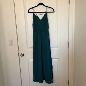 Loft green dress